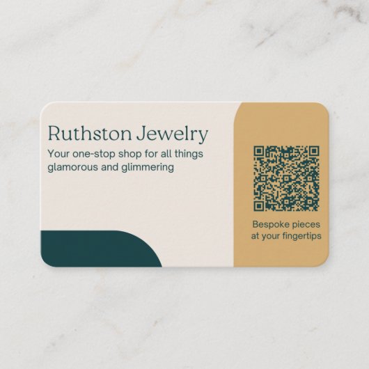 Schmuckgeschäft Visitenkarte (Vorderseite)