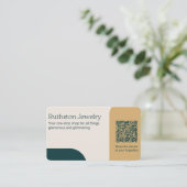 Schmuckgeschäft Visitenkarte (Stehend Vorderseite)