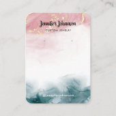 Schmuckhalter für Aquarellfarben Visitenkarte (Vorderseite)