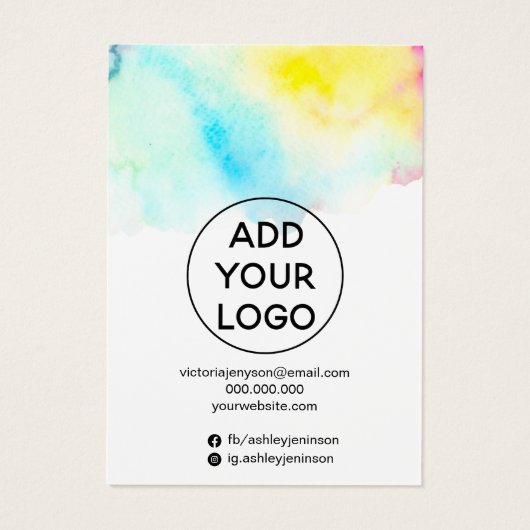 Schmuckhalterung für Wasserfarben (Rückseite)