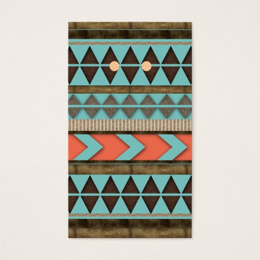 Schmuckhandgefertigte Display Cards Cool Aztec Mus (Vorderseite)