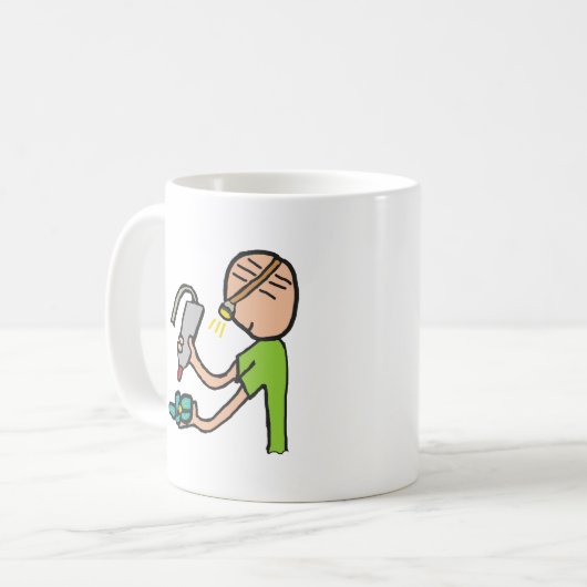 Schmuckherstellung Kaffeetasse (Vorderseite Links)