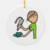 Schmuckherstellung Keramik Ornament (Hinten)