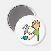 Schmuckherstellung Magnet (Vorderseite/Rückseite)