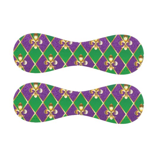 Schmuckhintergrund Mardi Gras Baseball (Paneele)