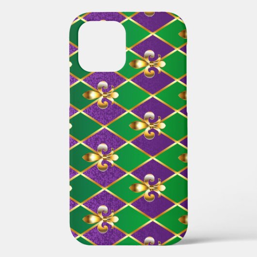 Schmuckhintergrund Mardi Gras Case-Mate iPhone Hülle (Rückseite)