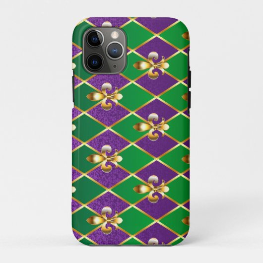 Schmuckhintergrund Mardi Gras Case-Mate iPhone Hülle (Rückseite)