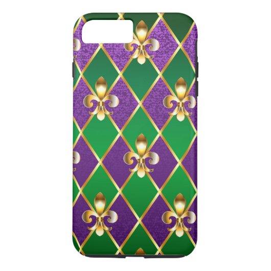 Schmuckhintergrund Mardi Gras Case-Mate iPhone Hülle (Rückseite)