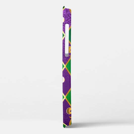 Schmuckhintergrund Mardi Gras Case-Mate iPhone Hülle (Rückseite / Links)