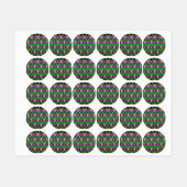 Schmuckhintergrund Mardi Gras Etiketten (Blatt)