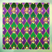 Schmuckhintergrund Mardi Gras Fensteraufkleber (Blatt 3)