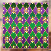 Schmuckhintergrund Mardi Gras Fensteraufkleber (Blatt 2)