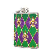 Schmuckhintergrund Mardi Gras Flachmann (Links)