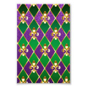 Schmuckhintergrund Mardi Gras Fotodruck (Vorne)