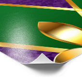 Schmuckhintergrund Mardi Gras Fotodruck (Ecke)