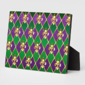 Schmuckhintergrund Mardi Gras Fotoplatte (Seite)