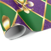 Schmuckhintergrund Mardi Gras Geschenkpapier (Rolleneckpunkt)