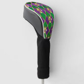 Schmuckhintergrund Mardi Gras Golf Headcover (angewinkelt)