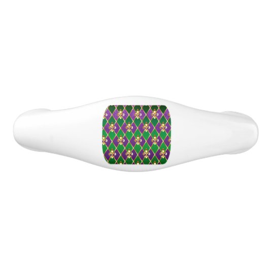 Schmuckhintergrund Mardi Gras Keramik Schubladengriff (Vorderseite)