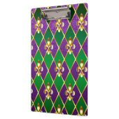 Schmuckhintergrund Mardi Gras Klemmbrett (Links)