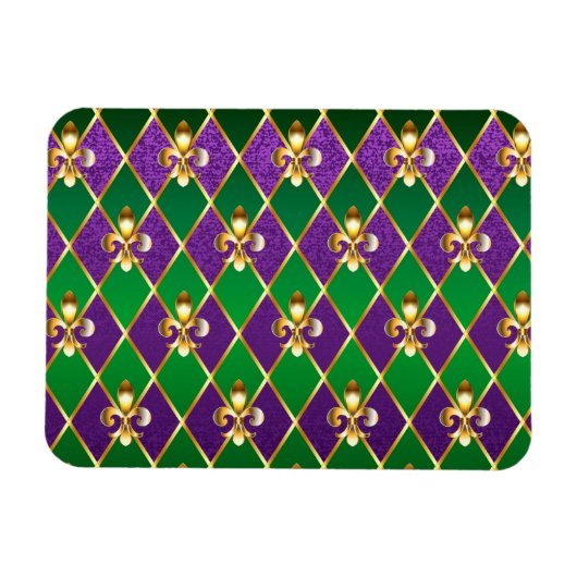 Schmuckhintergrund Mardi Gras Magnet (Horizontal)