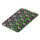 Schmuckhintergrund Mardi Gras Magnet (Linke Seite)
