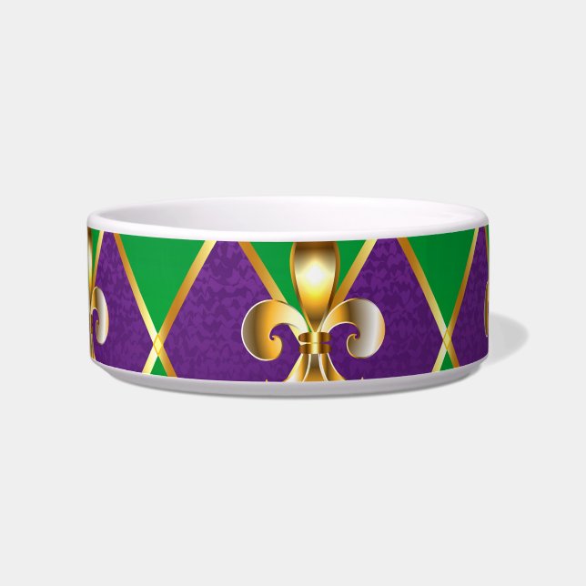 Schmuckhintergrund Mardi Gras Napf (Vorderseite)