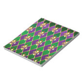 Schmuckhintergrund Mardi Gras Notizblock (Rotiert)