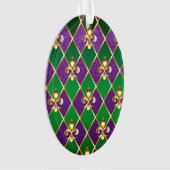 Schmuckhintergrund Mardi Gras Ornament (Vorderseite)