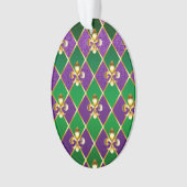 Schmuckhintergrund Mardi Gras Ornament (Vorderseite)