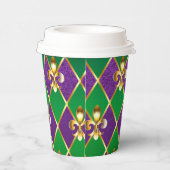 Schmuckhintergrund Mardi Gras Pappbecher (Rechts)