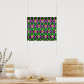 Schmuckhintergrund Mardi Gras Poster (Küche)