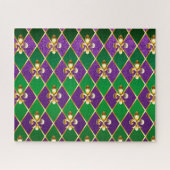 Schmuckhintergrund Mardi Gras Puzzle (Horizontal)