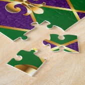 Schmuckhintergrund Mardi Gras Puzzle (Seite)