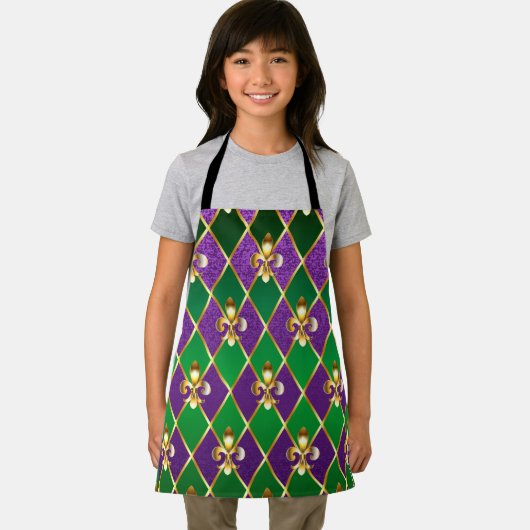 Schmuckhintergrund Mardi Gras Schürze (Insitu)