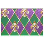 Schmuckhintergrund Mardi Gras Stoff (Fat Quarter (45,7 x 55,9 cm))