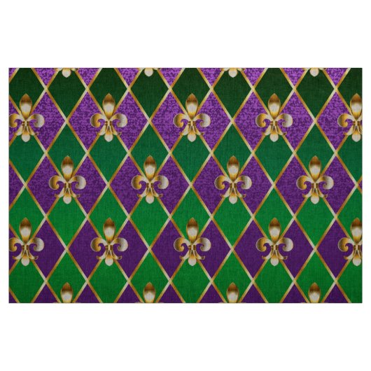 Schmuckhintergrund Mardi Gras Stoff (Yard (91,4 cm))