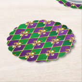 Schmuckhintergrund Mardi Gras Untersetzer (angewinkelt)