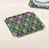 Schmuckhintergrund Mardi Gras Untersetzer (angewinkelt)