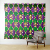 Schmuckhintergrund Mardi Gras Wandteppich (Beispiel (Horizontal))