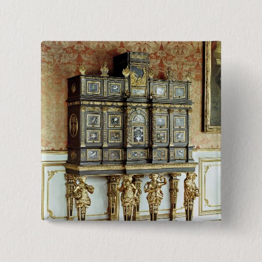 Schmuckkabinett Louis XIV, Gobelin-Werkstatt Button (Vorderseite)