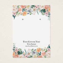 Schmuckkarte, Aquarellflorale