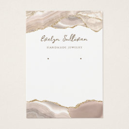 Schmuckkarte aus Elfenbeingold