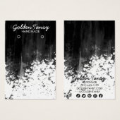 Schmuckkarte für den Schmuckzug Paint Stripe Earri (Vorne & Hinten)