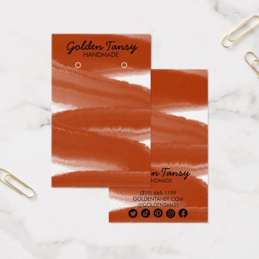 Schmuckkarte für die Tintenpatrone mit dem Erdring (Büro)