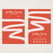 Schmuckkarte für die Tintenpatrone mit dem Erdring (Vorne & Hinten)