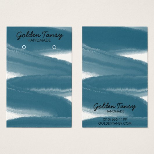 Schmuckkarte für die Tintenpatrone mit dem Erdring (Vorne & Hinten)