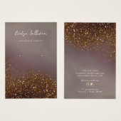 Schmuckkarte für flüssige Glitzer (Vorne & Hinten)