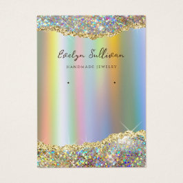 Schmuckkarte für Imitate im Glitzer