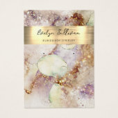 Schmuckkarte für Wasserfarben und Goldfolie (Vorderseite)